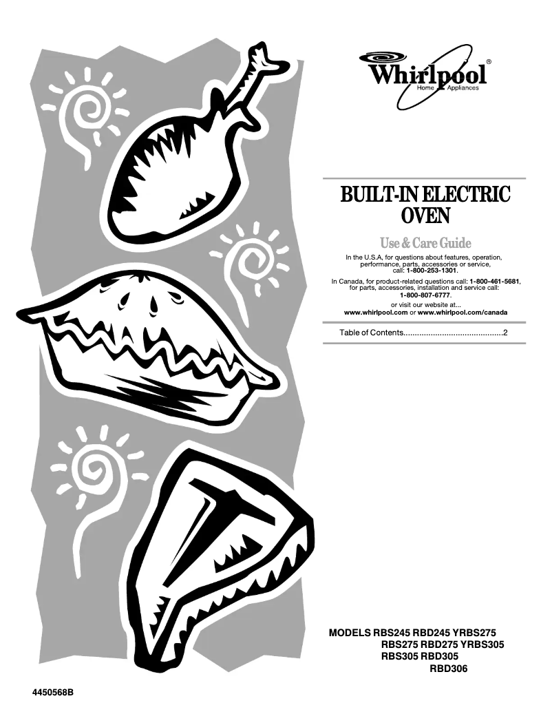 Image de la première page du manuel de l'appareil RBS305PDB