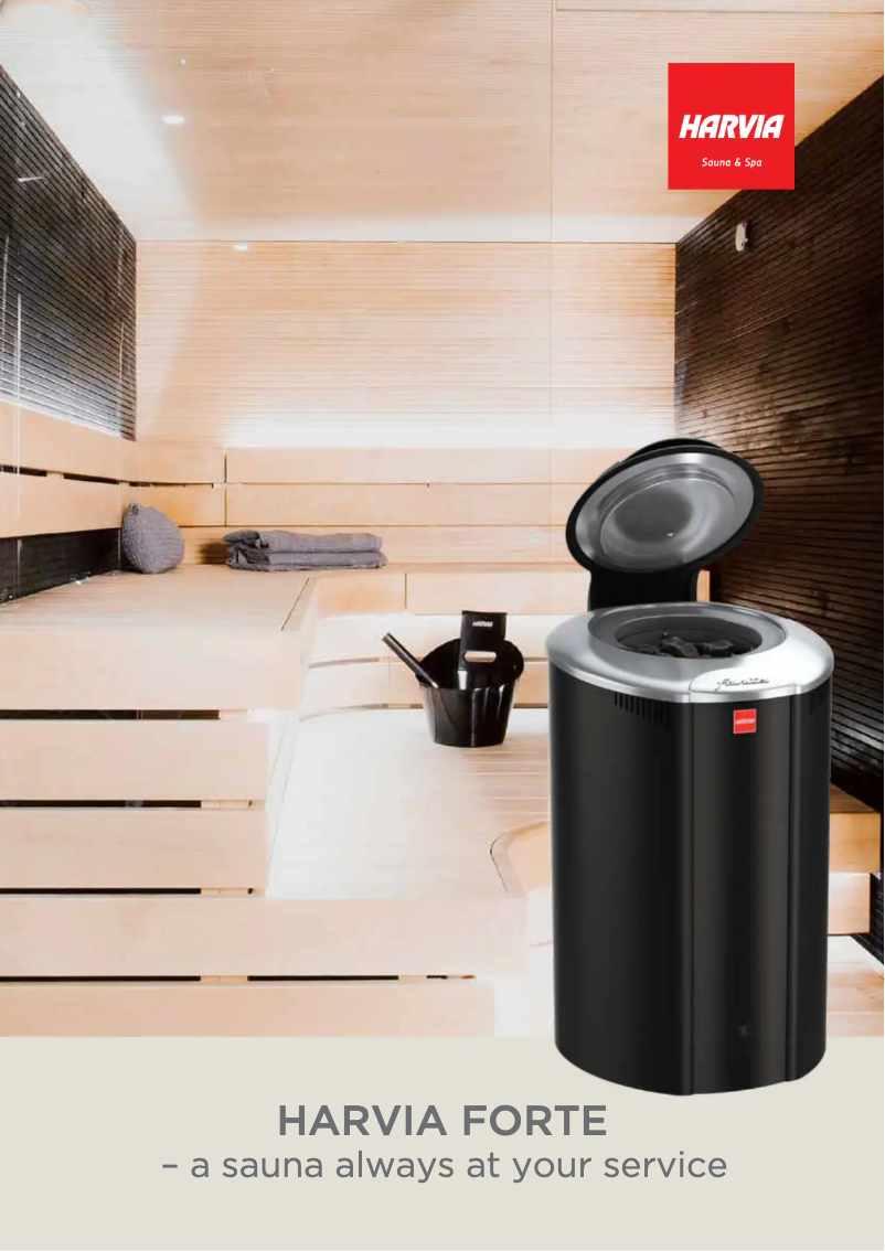 Page 1 de la notice Mode d'emploi Harvia Forte AFB9