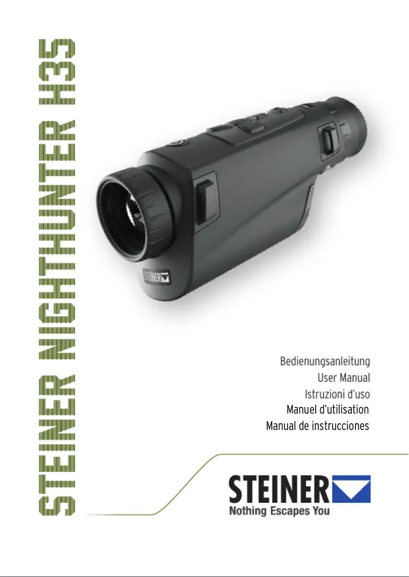 Page n°1 - Manuel utilisateur Steiner Nighthunter H35 Gen II