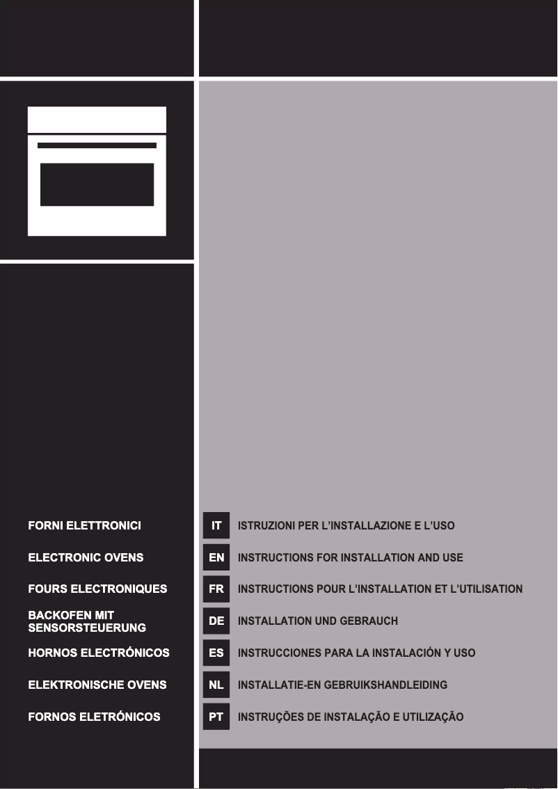 Page 1 de la notice Manuel utilisateur Fulgor Milano FCLO 6215 TEM BK