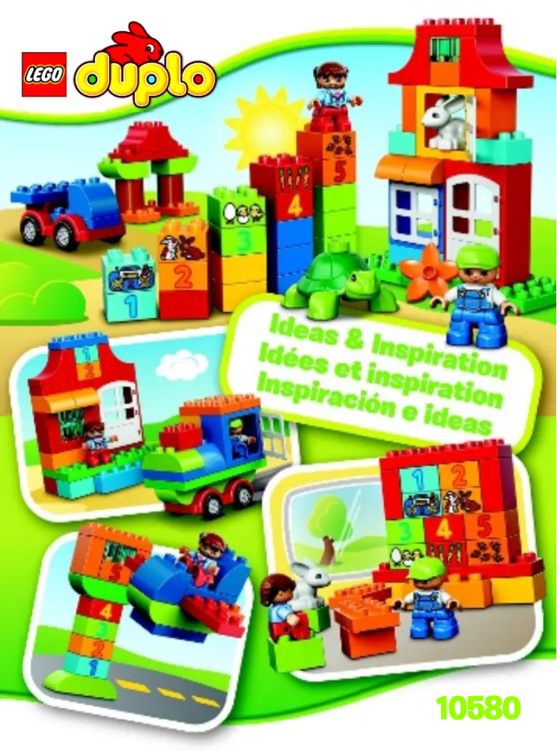 Page 1 de la notice Manuel utilisateur Lego Duplo 10580