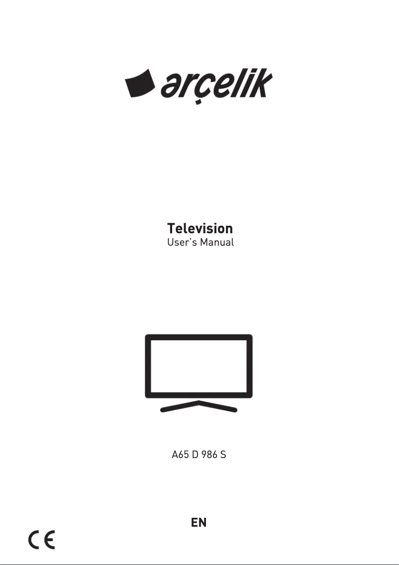 Page 1 de la notice Manuel utilisateur Arçelik A65 D 986 S