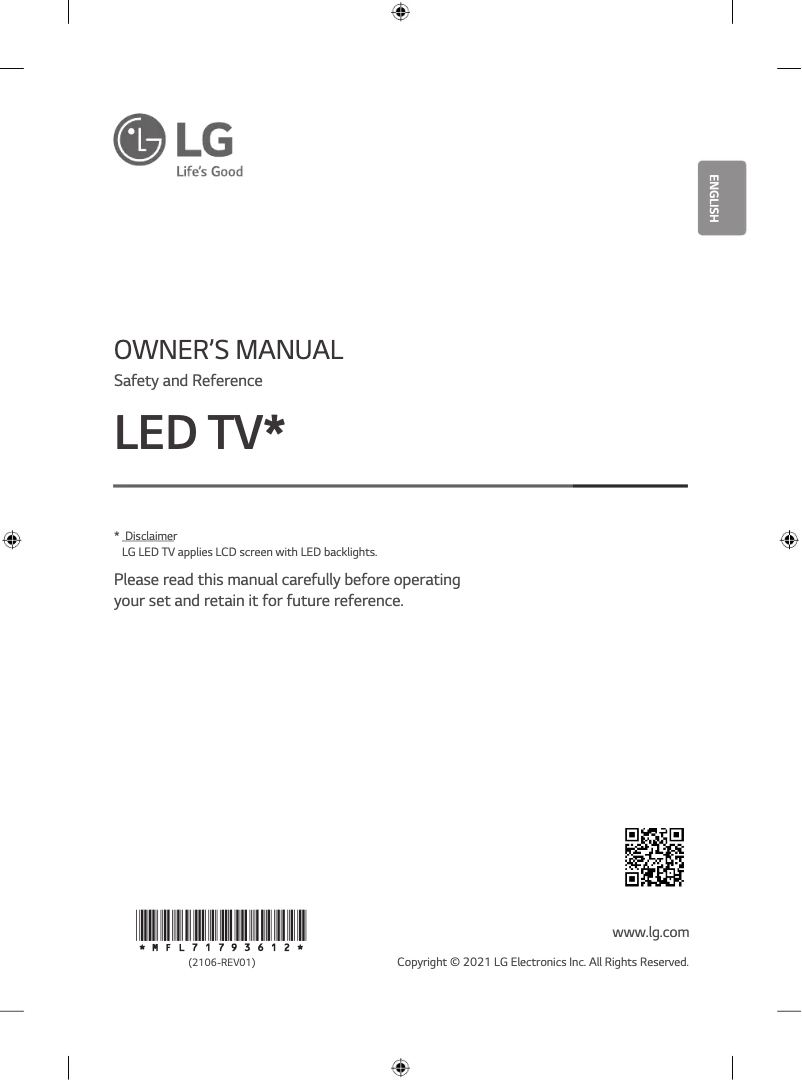 Image de la première page du manuel de l'appareil 75QNED96TPA