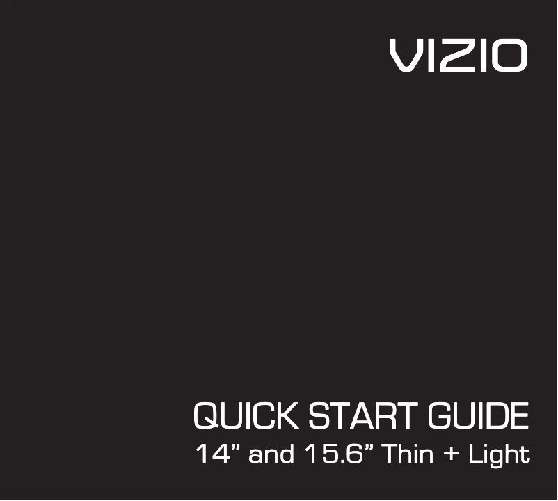 Page 1 de la notice Manuel utilisateur VIZIO CT14-A0