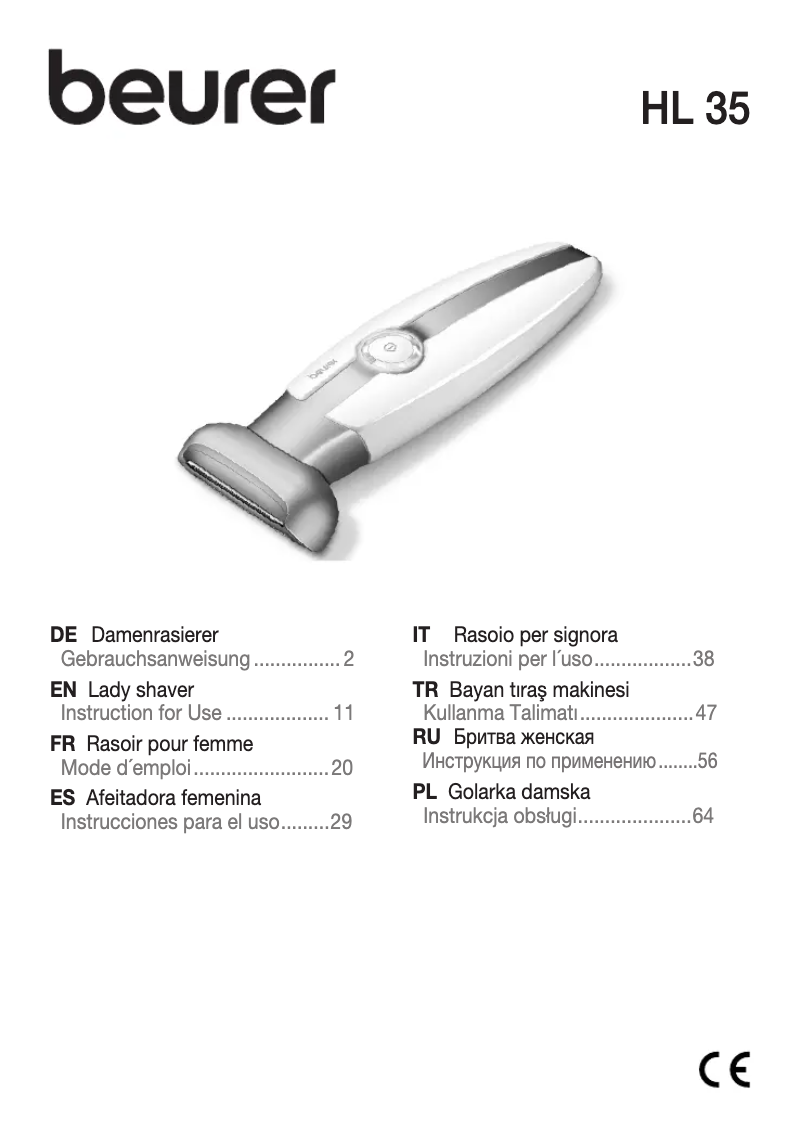 Image de la première page du manuel de l'appareil HL 35