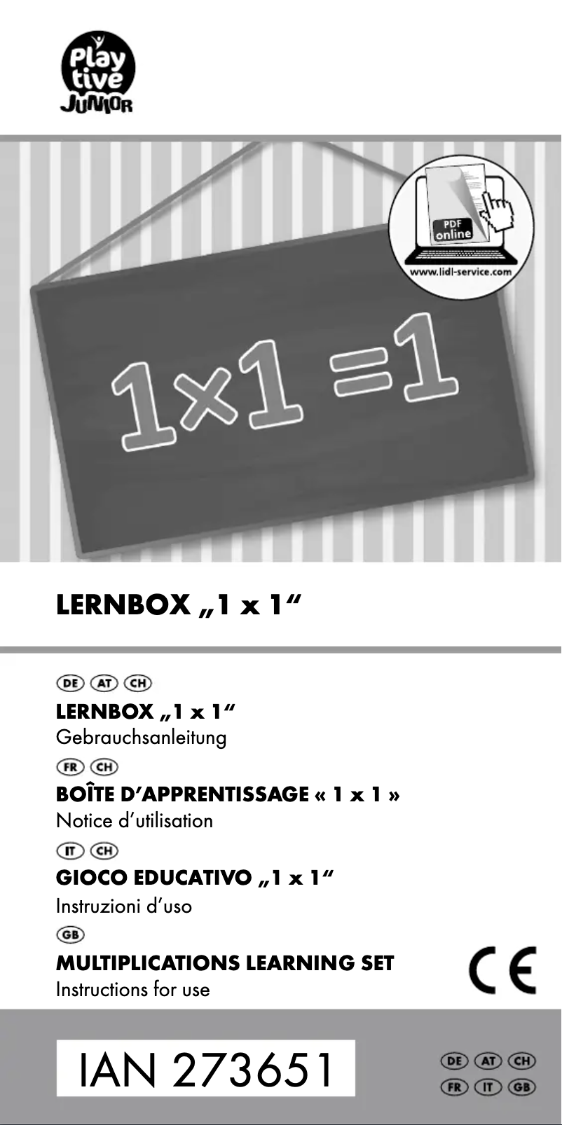 Imagen de la primera página del manual del dispositivo IAN 300092