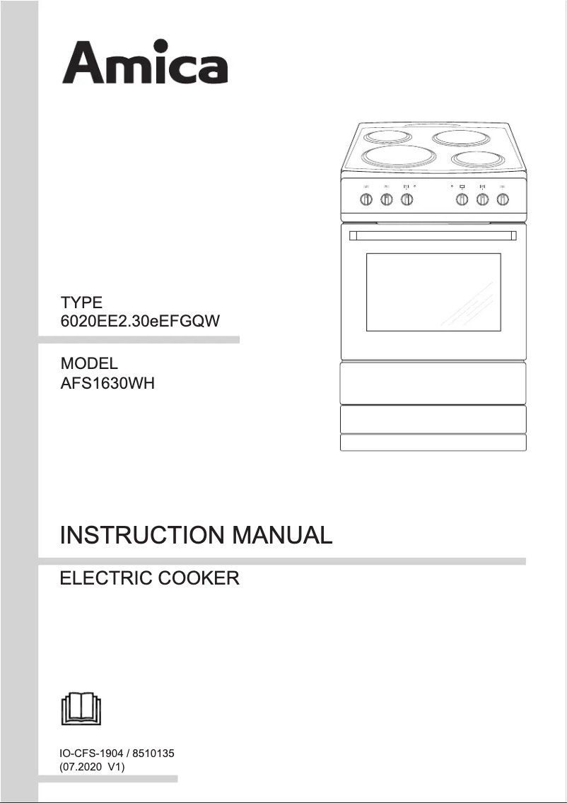Image de la première page du manuel de l'appareil AFS1630WH