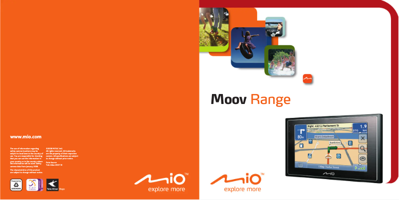 Page n°1 - Manuel utilisateur Mio Moov 370u