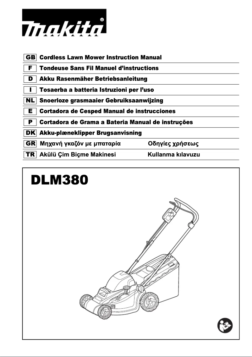 Page n°1 - Manuel utilisateur Makita DLM380Z