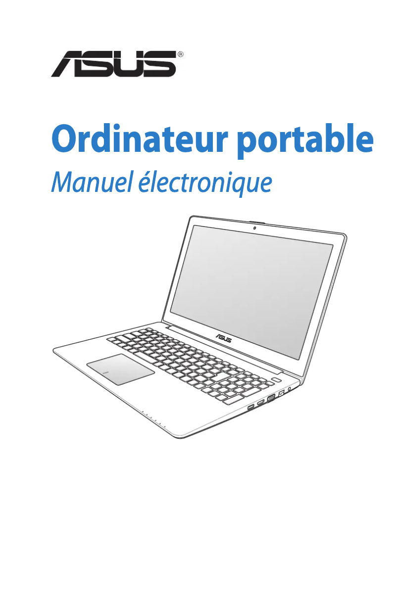 Page 1 de la notice Manuel utilisateur Asus VivoBook S500CA