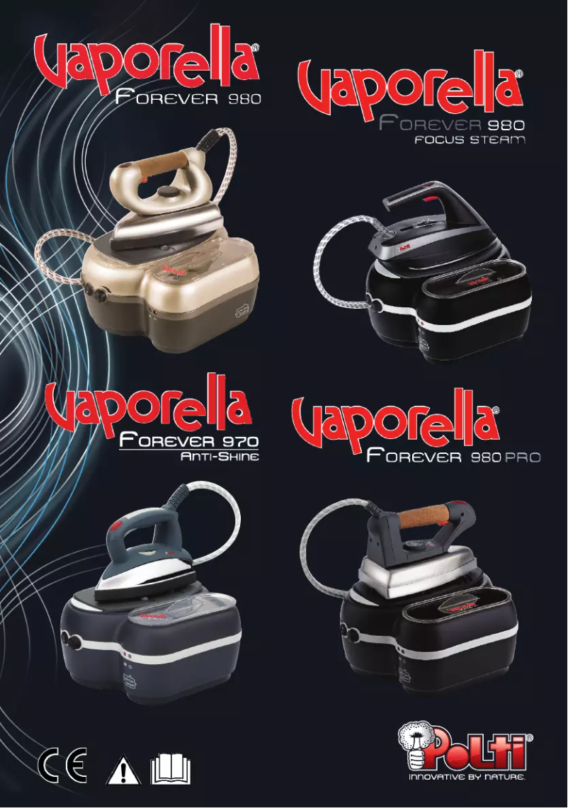 Imagen de la primera página del manual del dispositivo Vaporella Forever 980 PRO