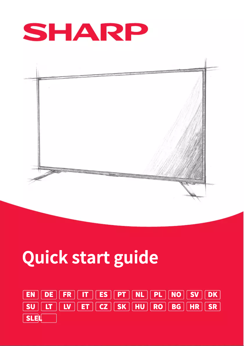 Page n°1 - Manuel utilisateur Sharp 40BJ3E