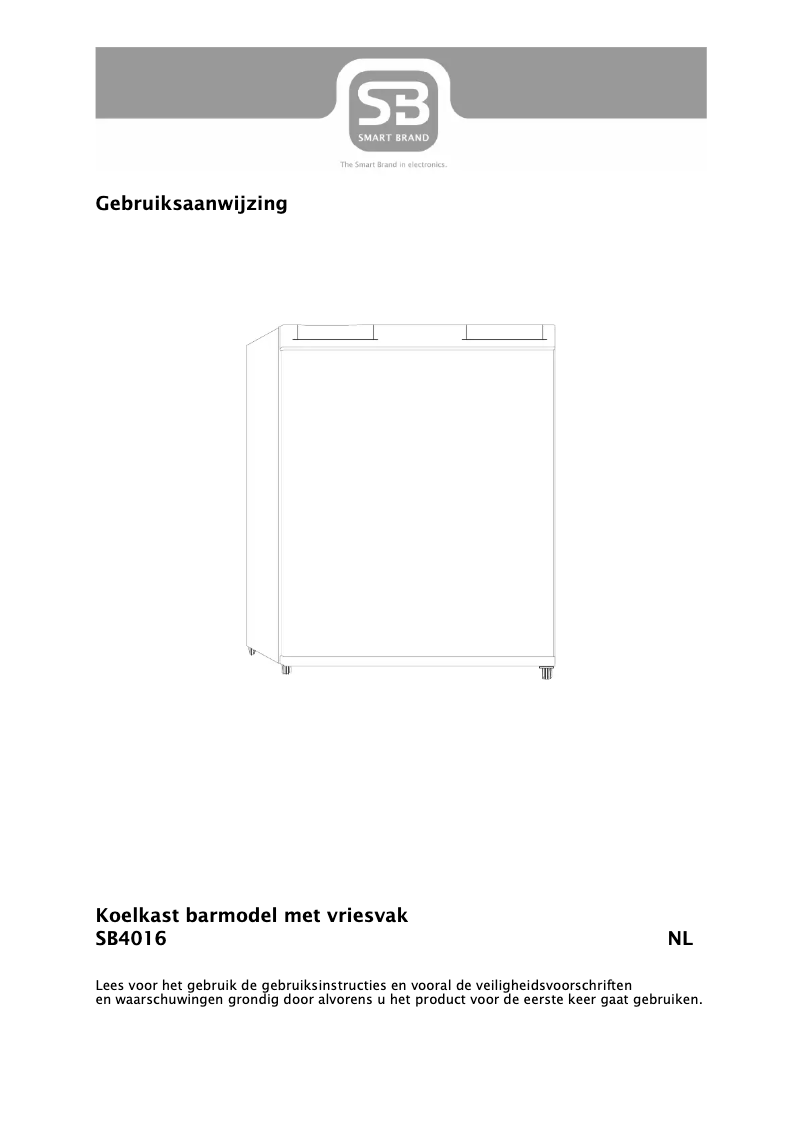 Page 1 de la notice Manuel utilisateur Smart Brand SB4016