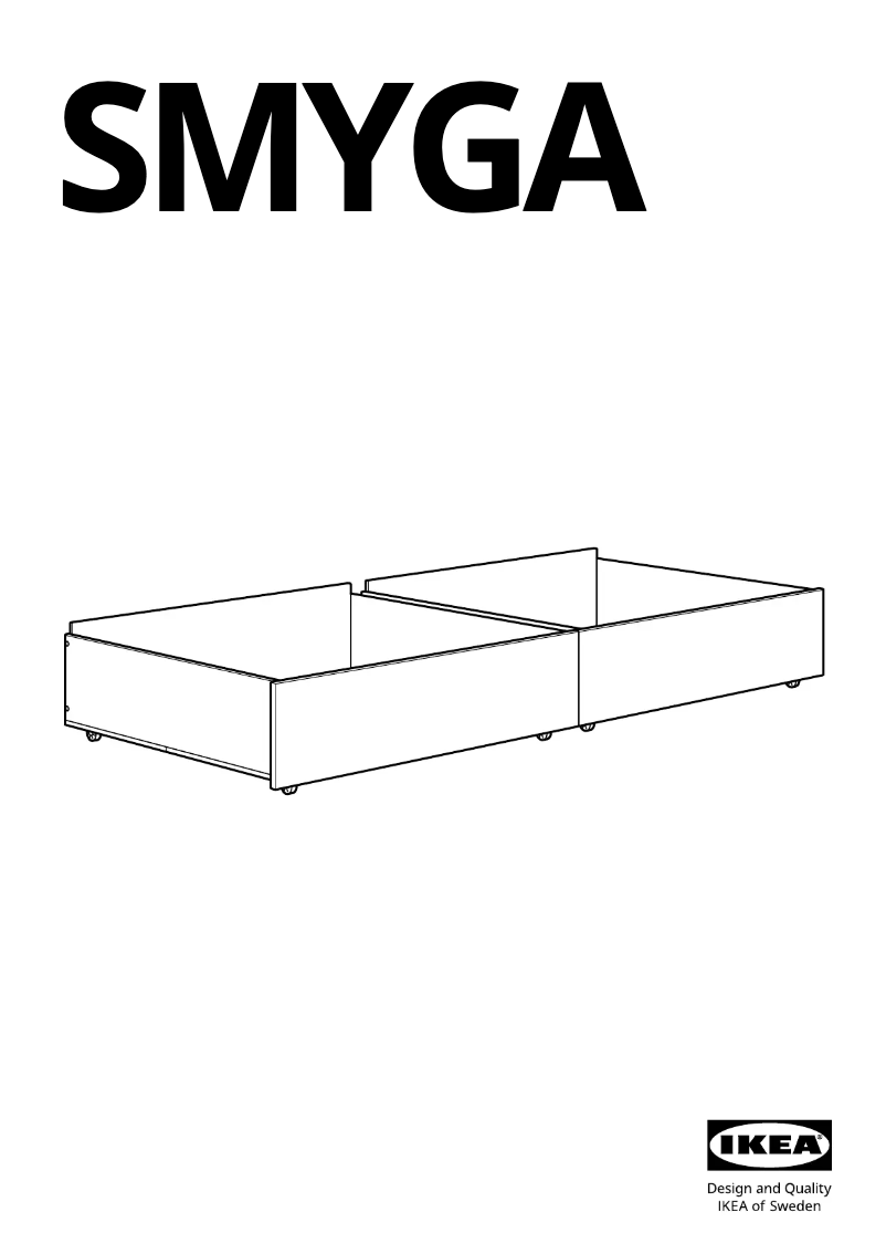 Página 1 del manual Manual de usuario Ikea SMYGA 905.078.39