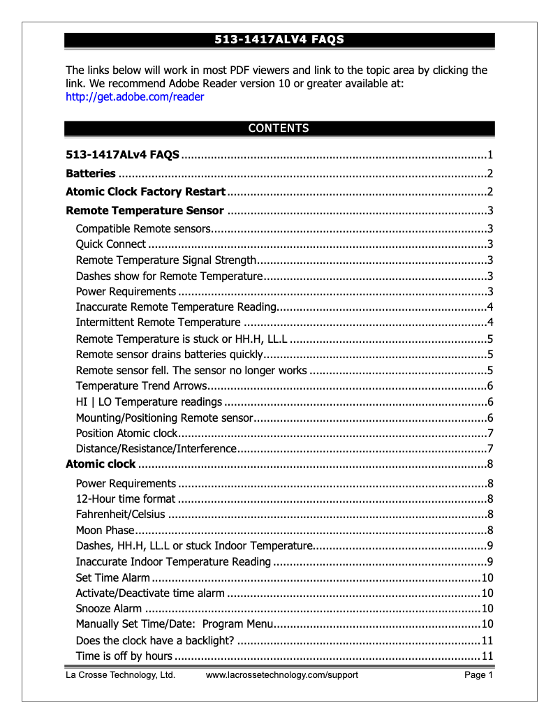Image de la première page du manuel de l'appareil 513-1417ALV5