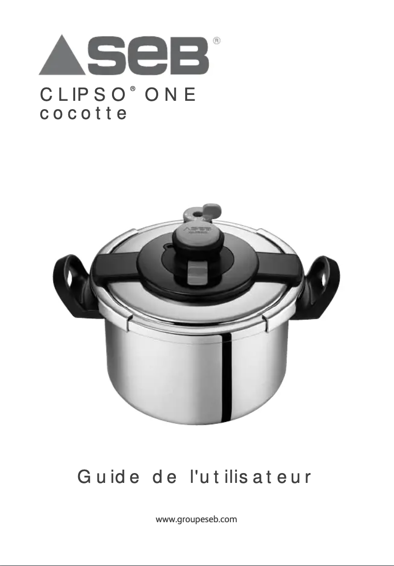 Page 1 of the manual User Manual SEB Clipso One P42407