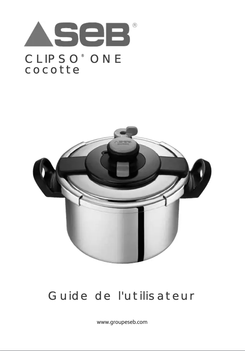 Page n°1 - Manuel utilisateur SEB Clipso One P42407