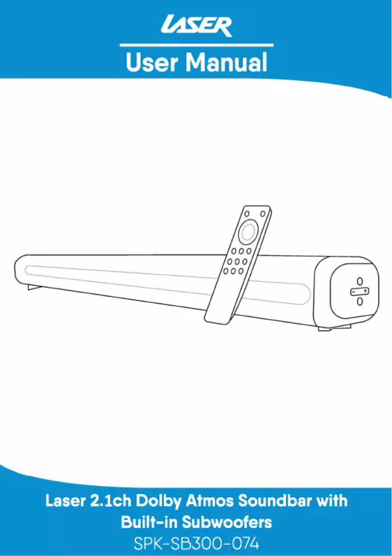 Page 1 de la notice Manuel utilisateur Laser SPK-SB300-074