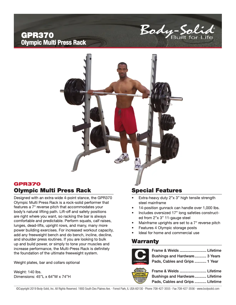 Image de la première page du manuel de l'appareil GPR370