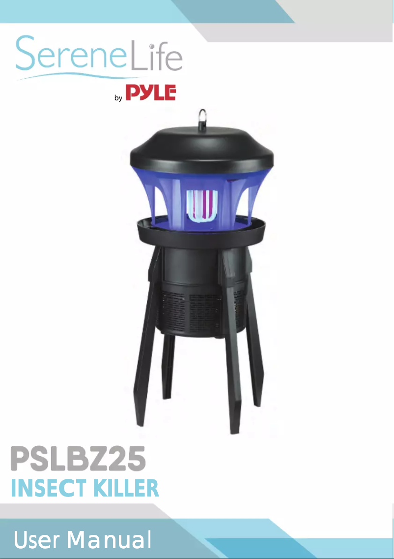 Page n°1 - Manuel utilisateur SereneLife PSLBZ25
