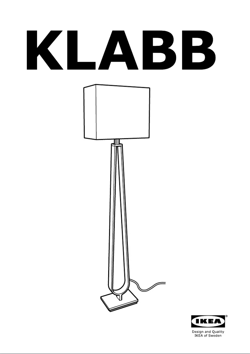 Image de la première page du manuel de l'appareil KLABB