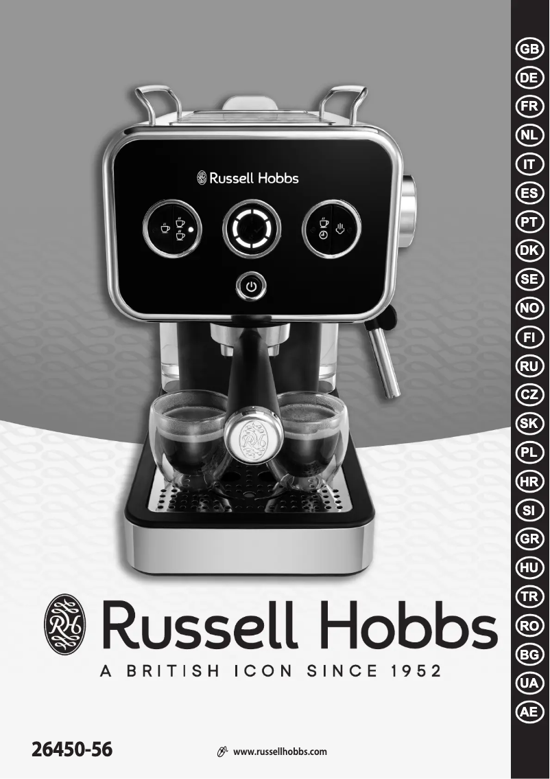 Page n°1 - Manuel utilisateur Russell Hobbs 26452-56