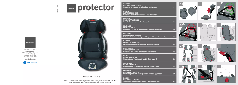 Image de la première page du manuel de l'appareil Protector