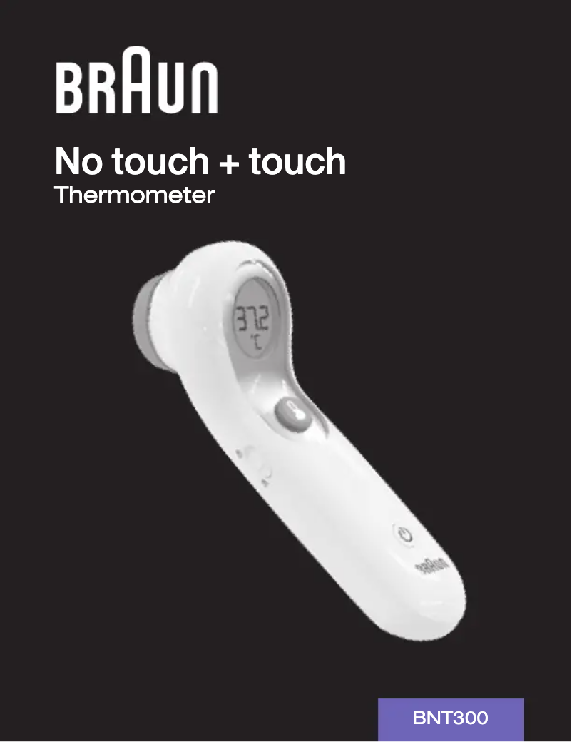 Page 1 de la notice Manuel utilisateur Braun BNT300