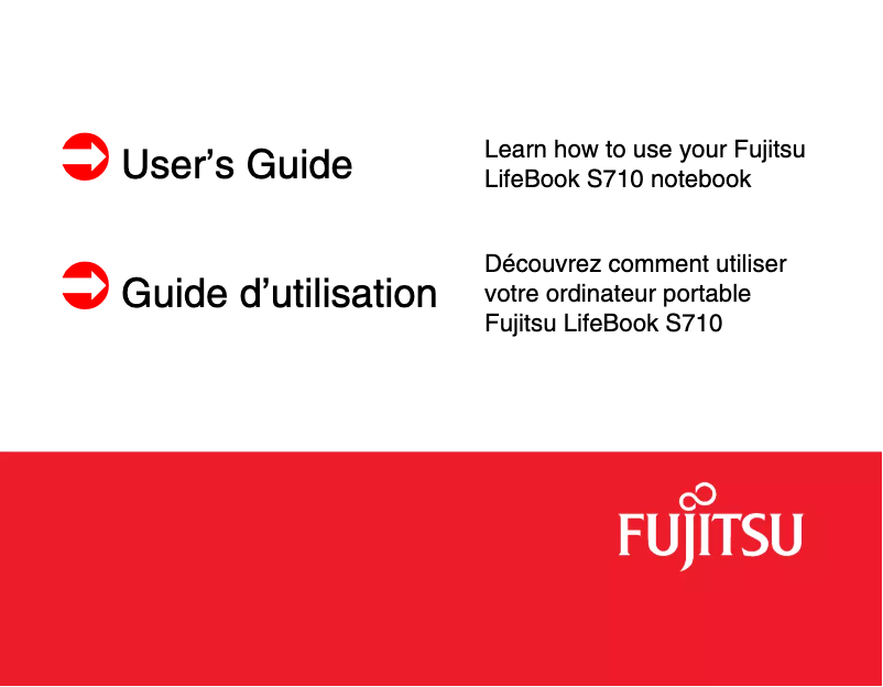 Page n°1 - Manuel utilisateur Fujitsu LifeBook S710