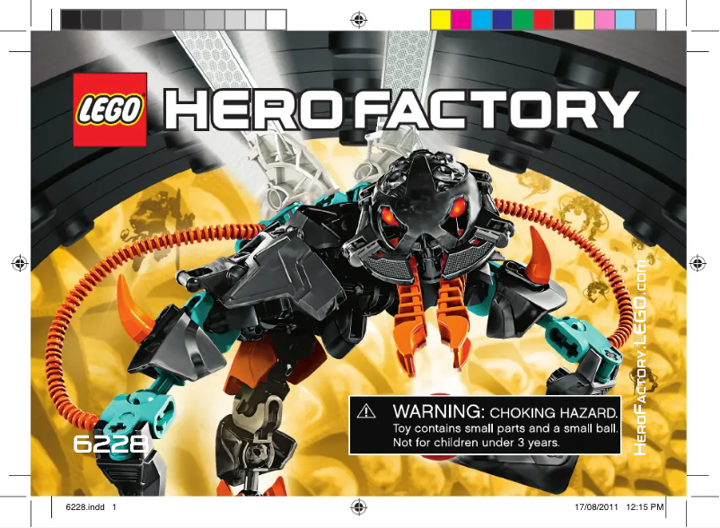 Page 1 de la notice Manuel utilisateur Lego Hero Factory 6228