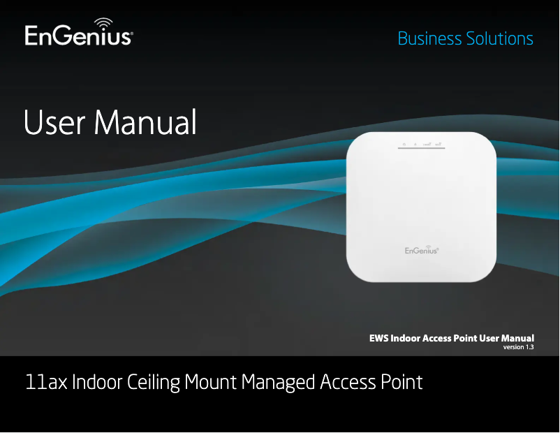 Page 1 de la notice Manuel utilisateur EnGenius EWS357AP