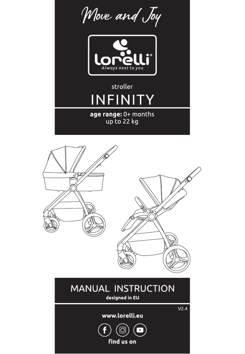Page 1 de la notice Manuel utilisateur Lorelli Infinity