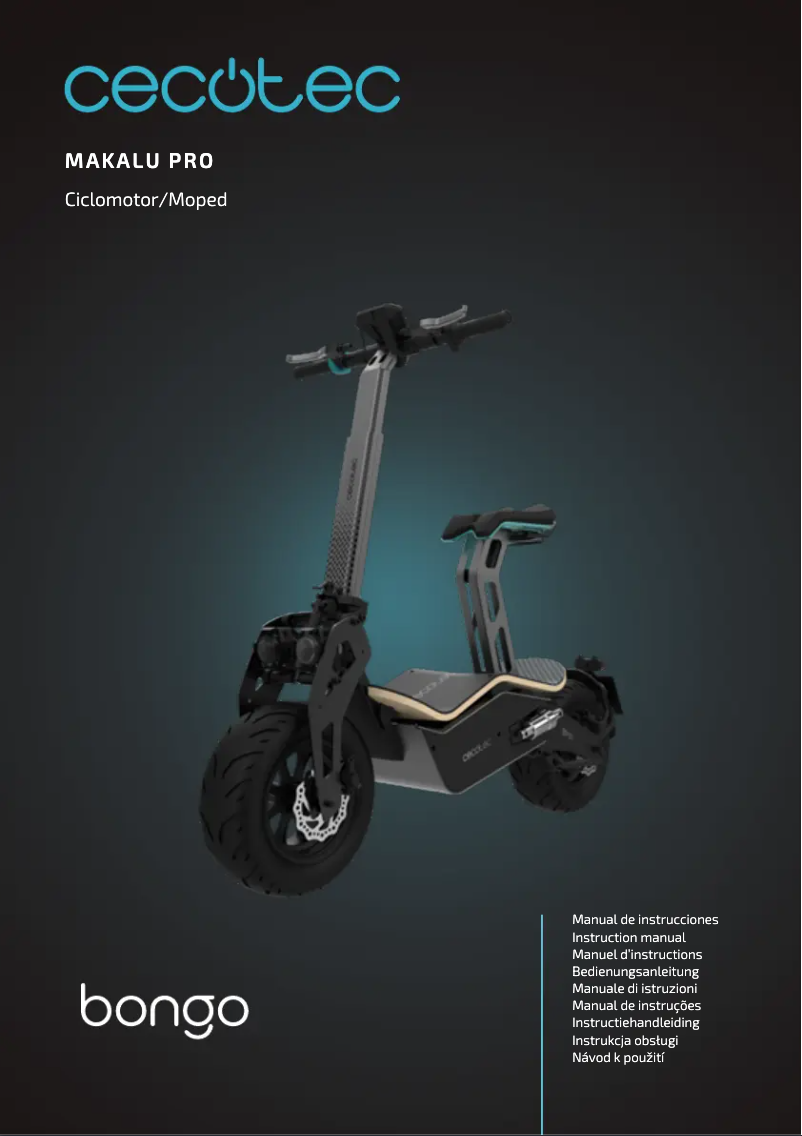 Page 1 de la notice Manuel utilisateur Cecotec Makalu Pro