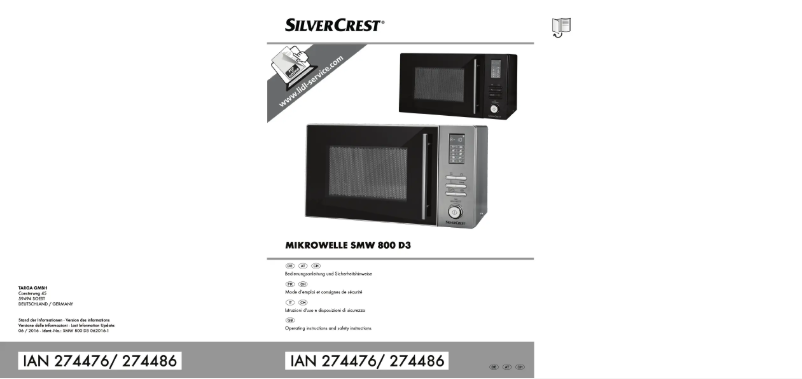 Página 1 del manual Manual de usuario SilverCrest SMW 700 D1