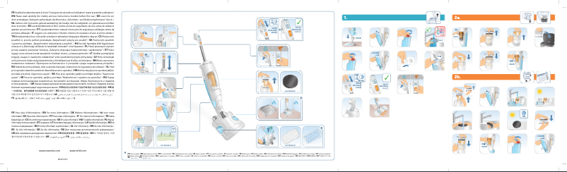 Page 1 de la notice Manuel utilisateur Rowenta Clean&Steam