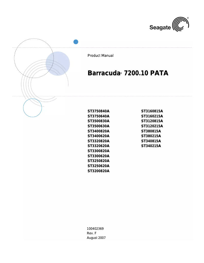 Imagen de la primera página del manual del dispositivo Barracuda Ultra