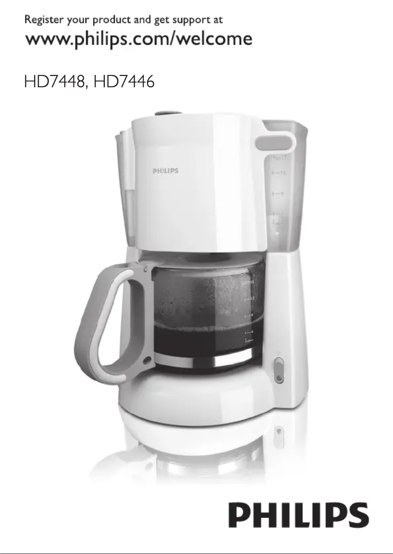 Page n°1 - Manuel utilisateur Philips Daily Collection HD7448