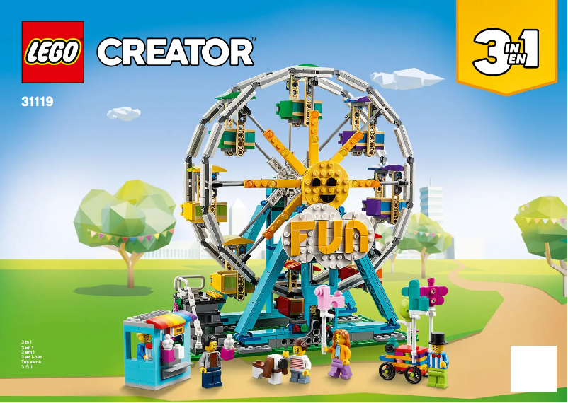 Page n°1 - Manuel utilisateur Lego Creator 31119