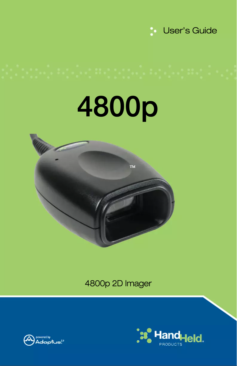 Image de la première page du manuel de l'appareil 4800p