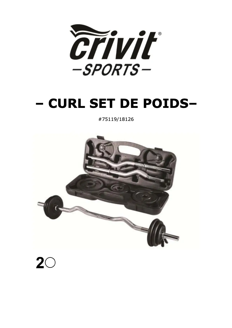 Page n°1 - Manuel utilisateur Crivit IAN 75119