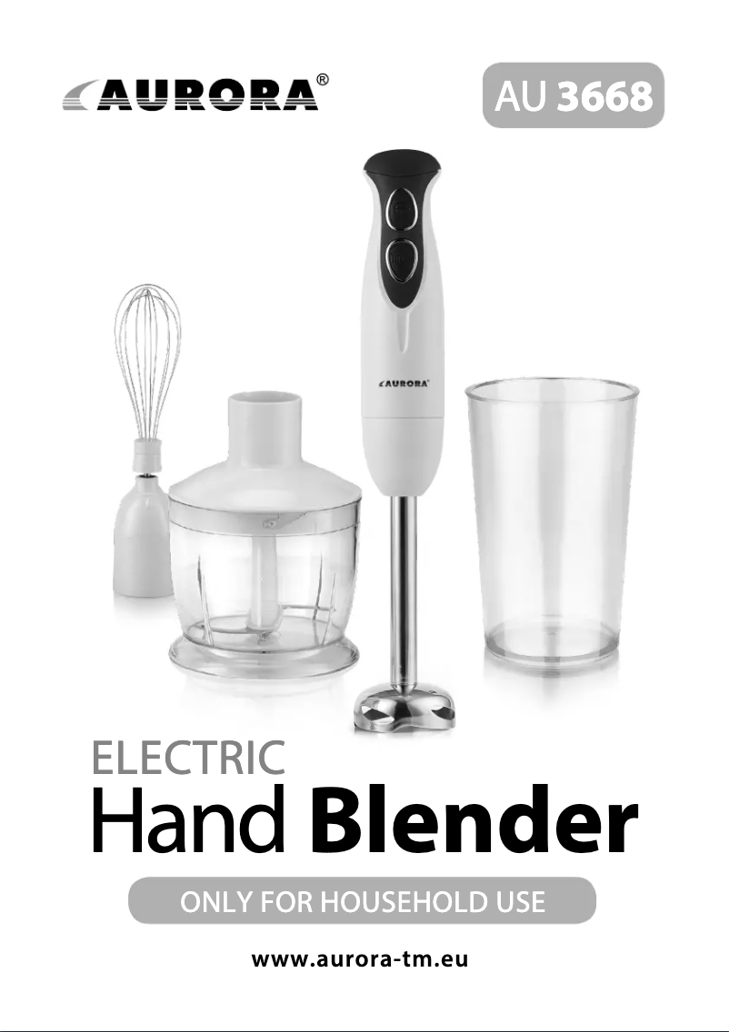 Image de la première page du manuel de l'appareil AU3668