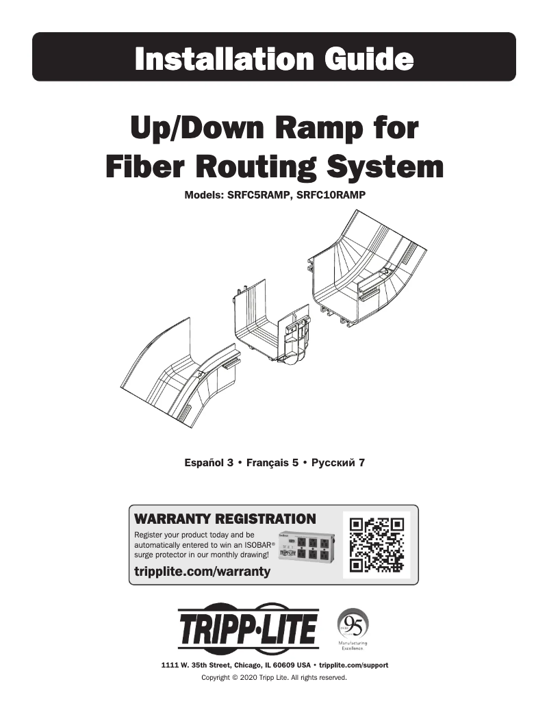 Página 1 del manual Manual de usuario Tripp Lite SmartRack SRFC10RAMP