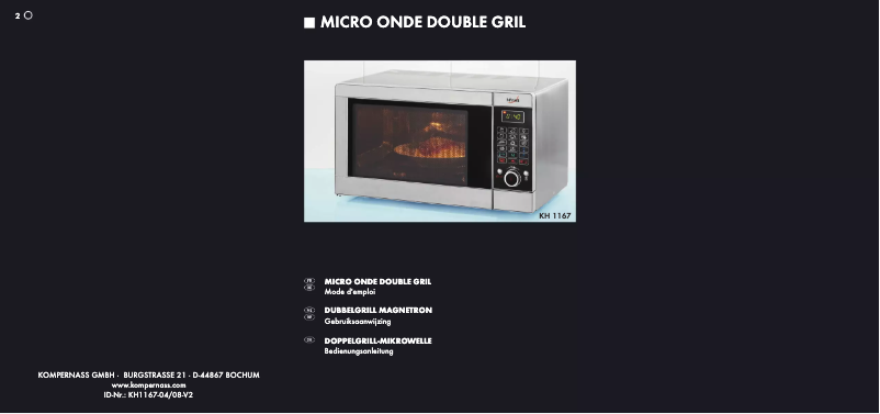 Página 1 del manual Manual de usuario Bifinett KH 1167