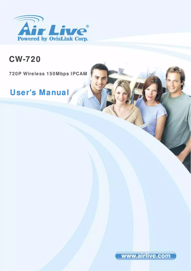 Page 1 of the manual User Manual AirLive CW-720