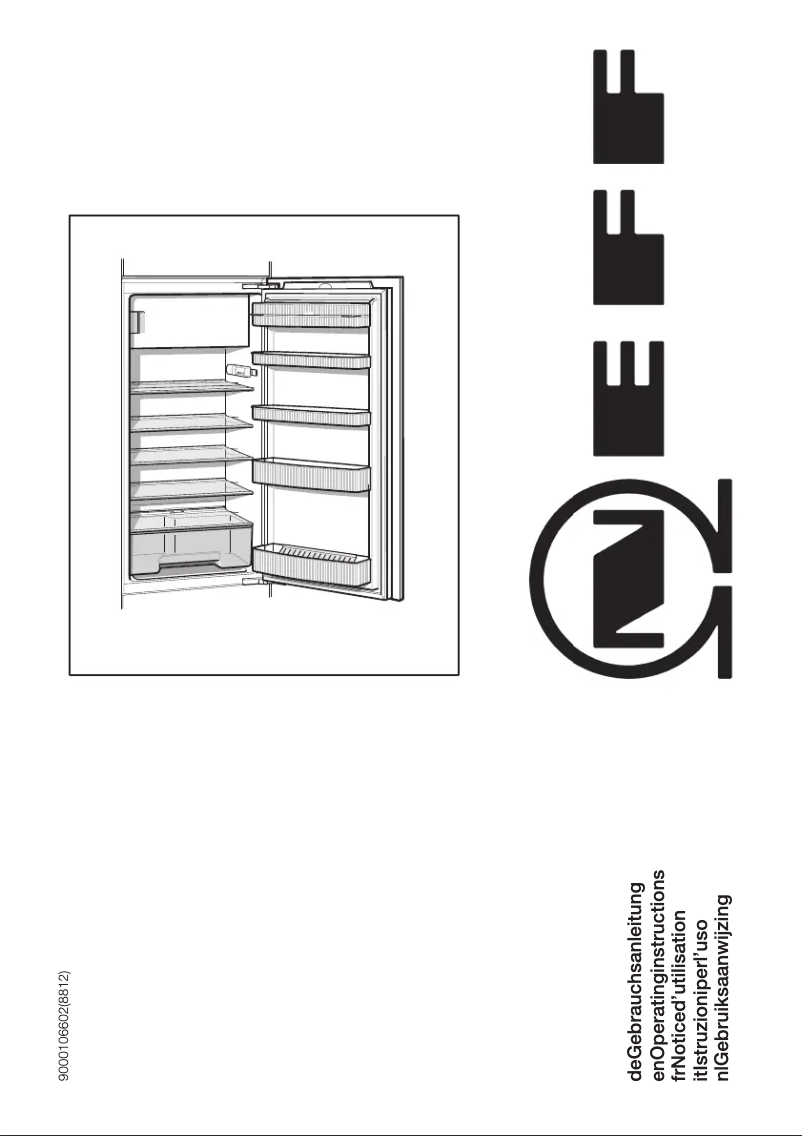 Page n°1 - Manuel utilisateur Neff K6644X7