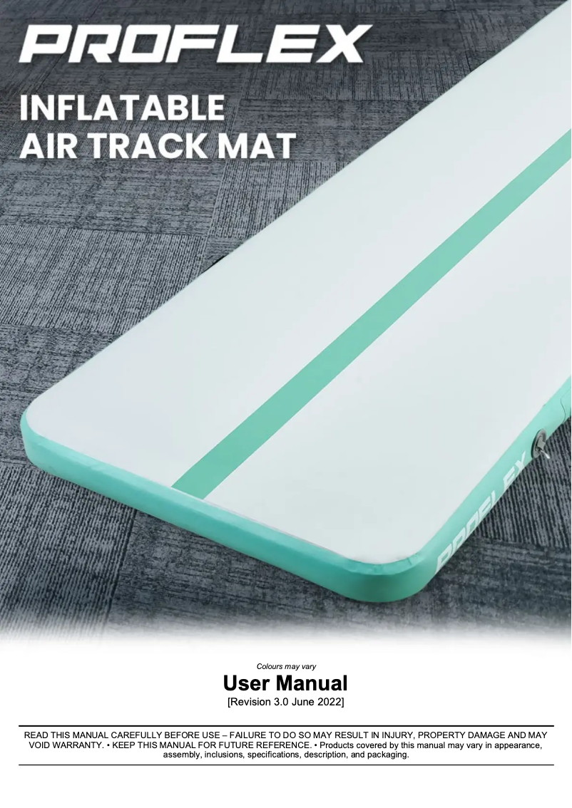 Page 1 de la notice Manuel utilisateur Carson Air Track