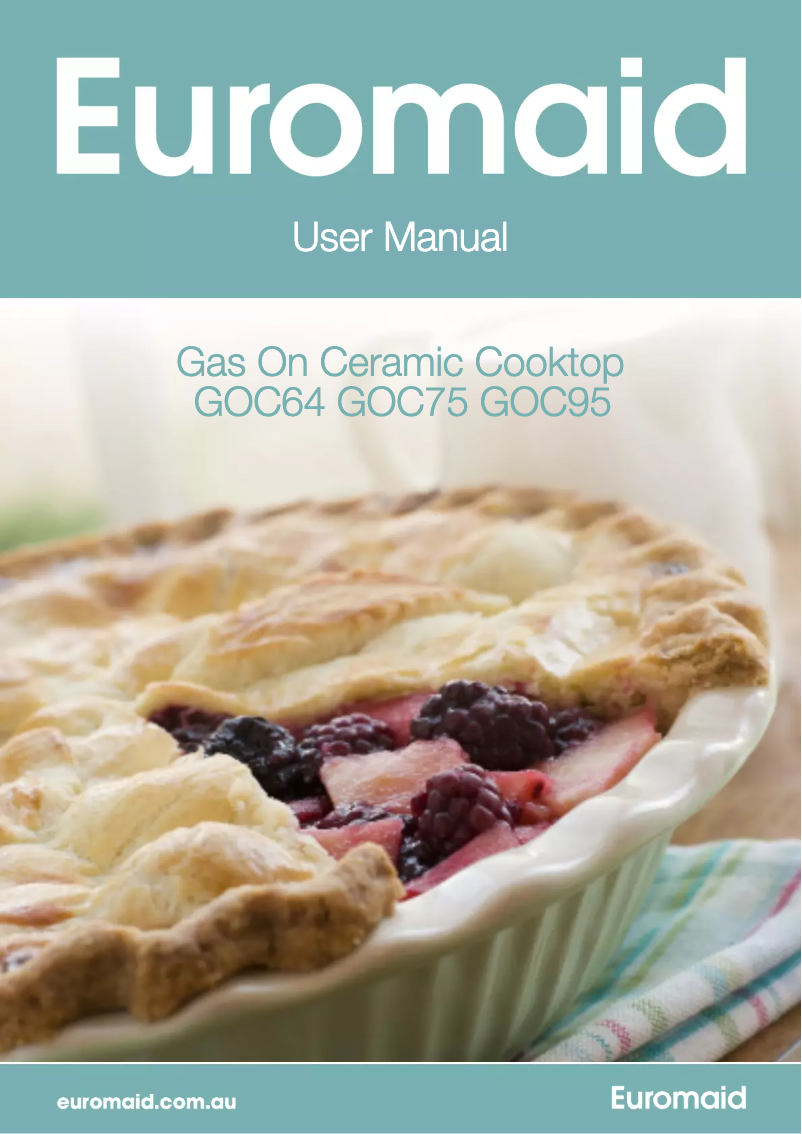Page n°1 - Manuel utilisateur Euromaid GOC64