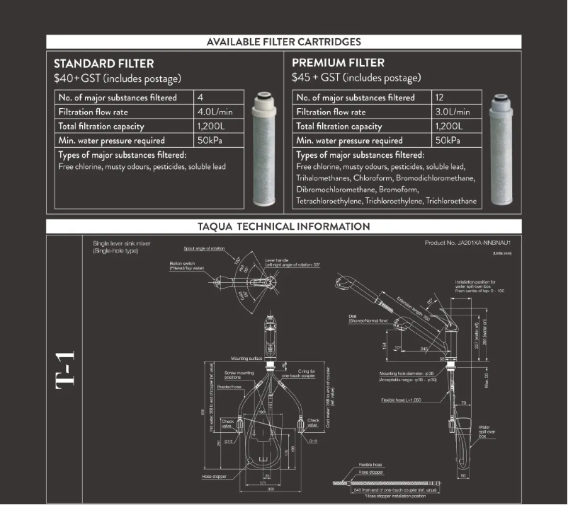 Página 1 del manual Manual de usuario Taqua T-1