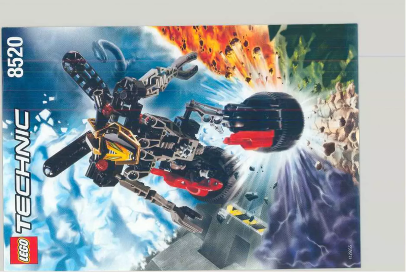 Page 1 de la notice Manuel utilisateur Lego Technic 8520