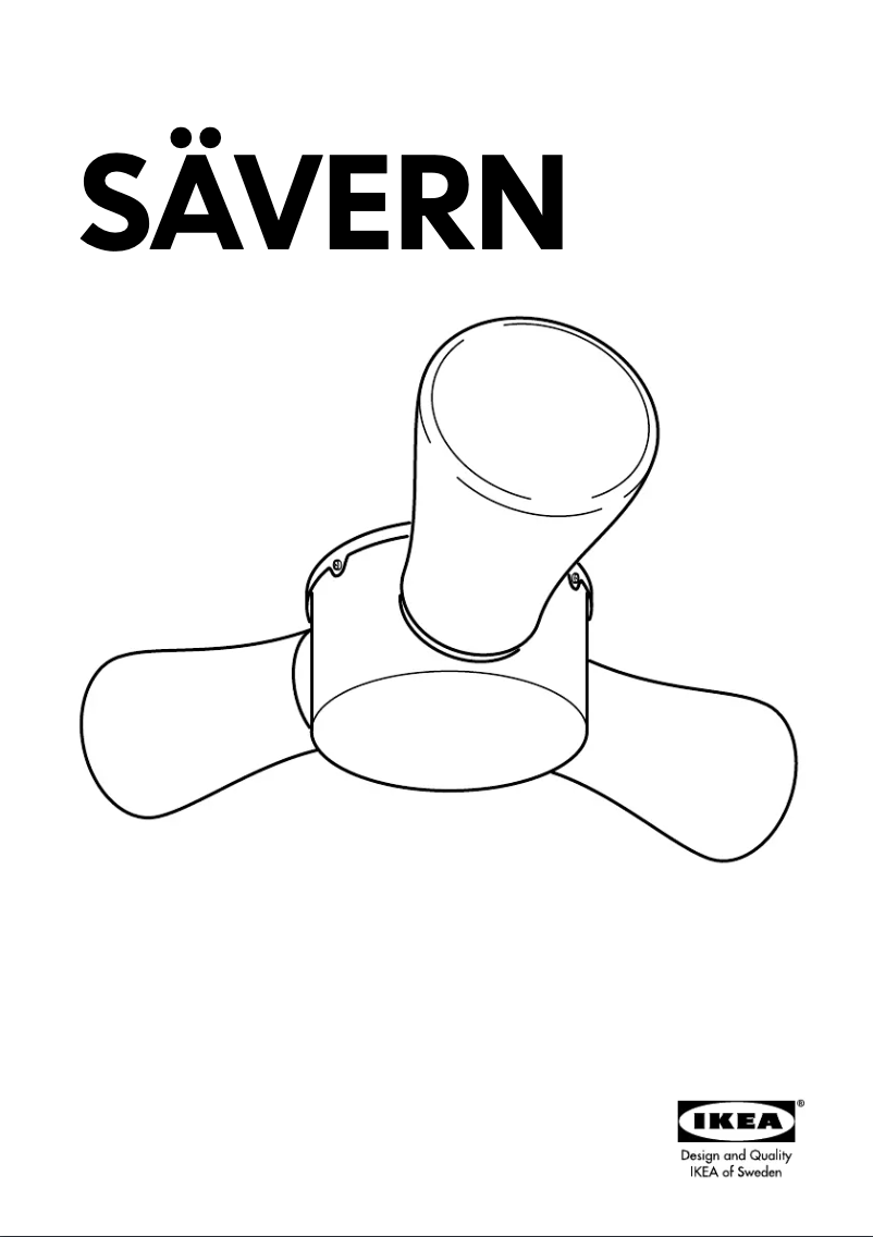 Image de la première page du manuel de l'appareil SAVERN